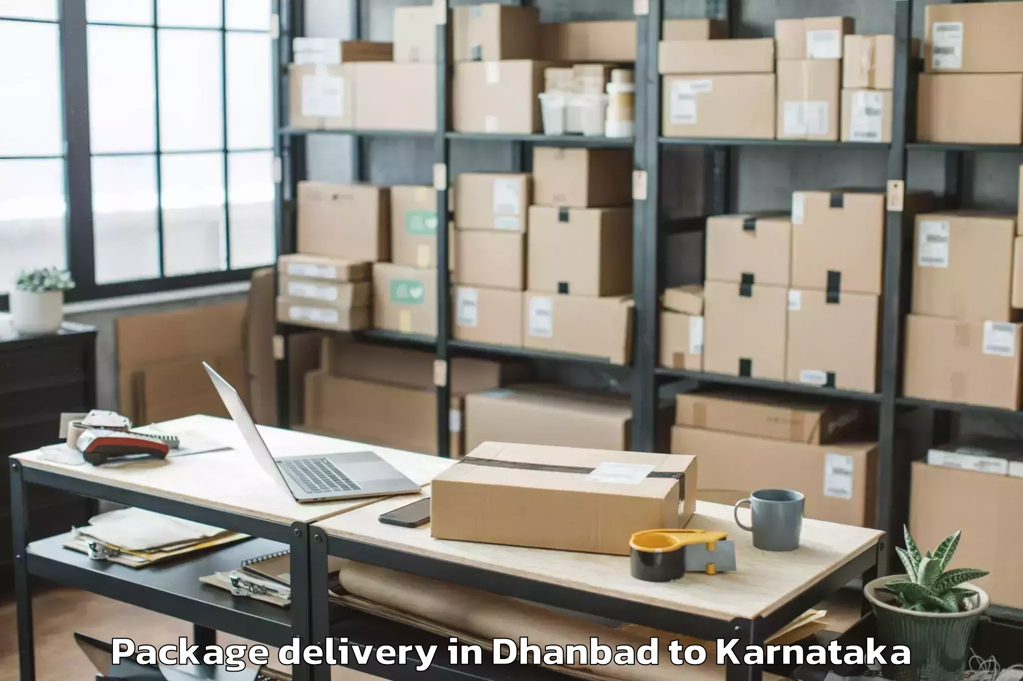 Quality Dhanbad to Kundgol Package Delivery